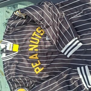 Peanuts Baseball Striped Jacket